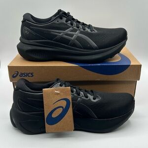 ASICS Gel Kayano 30 Sneakers Running Shoes Women's 8 Black/Black New In Box